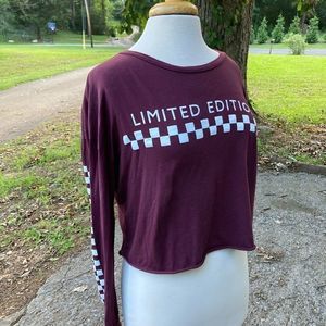 LIMITED EDITION CROPPED LONG SLEEVE TOP SKATER